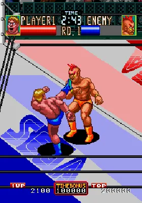 Wrestle War screen shot game playing